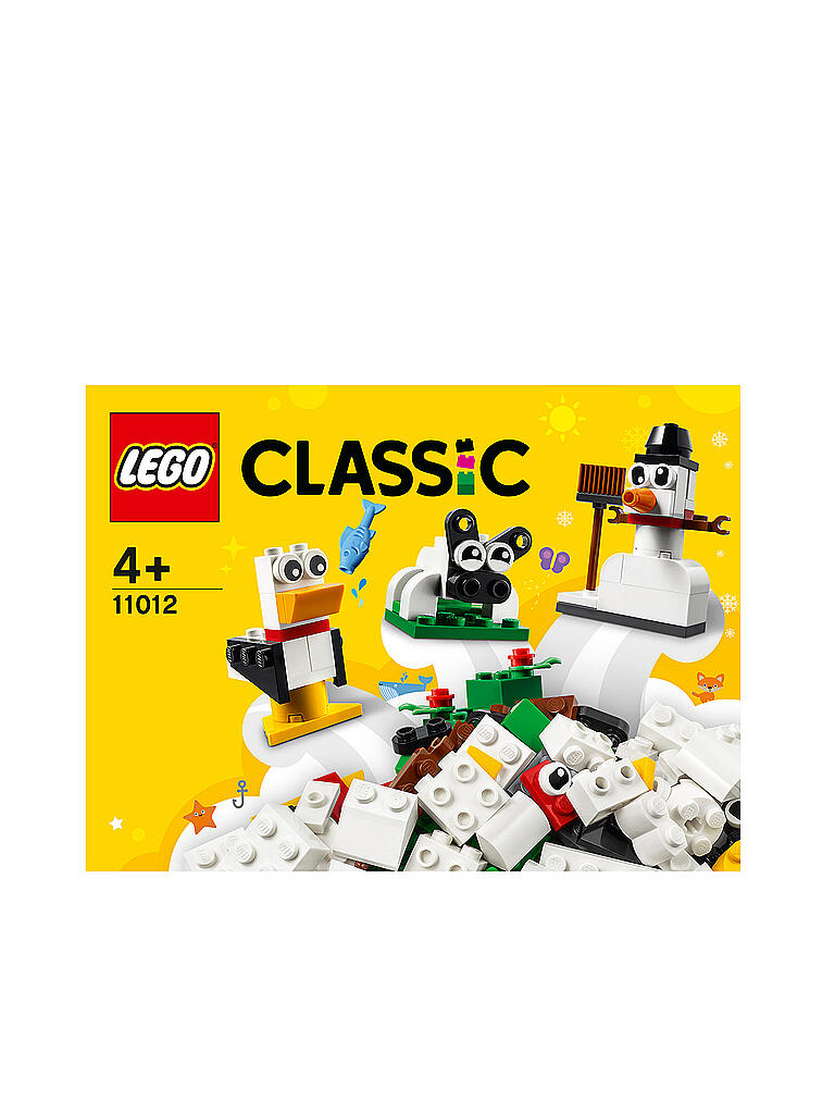 LEGO | Classic - Kreativ-Bauset mit weißen Steinen 11012 | keine Farbe