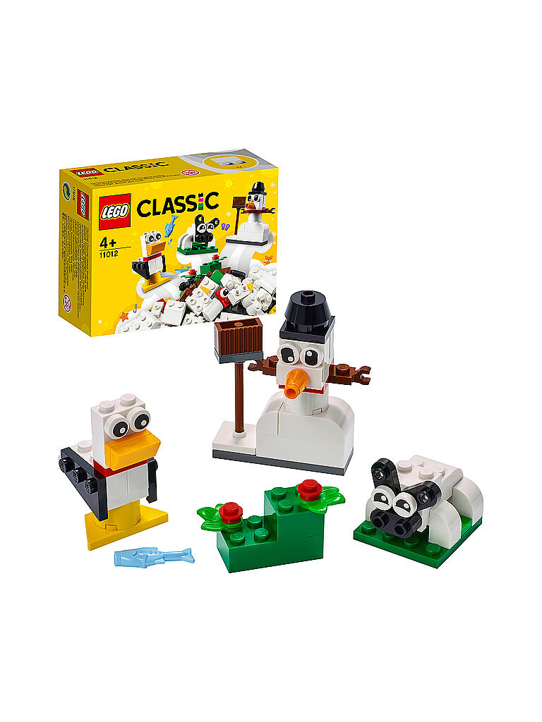 LEGO | Classic - Kreativ-Bauset mit weißen Steinen 11012 | keine Farbe