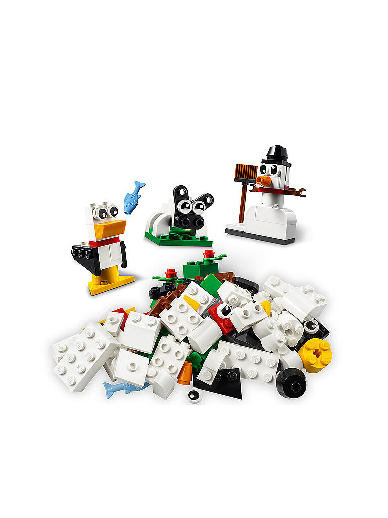 LEGO | Classic - Kreativ-Bauset mit weißen Steinen 11012 | keine Farbe