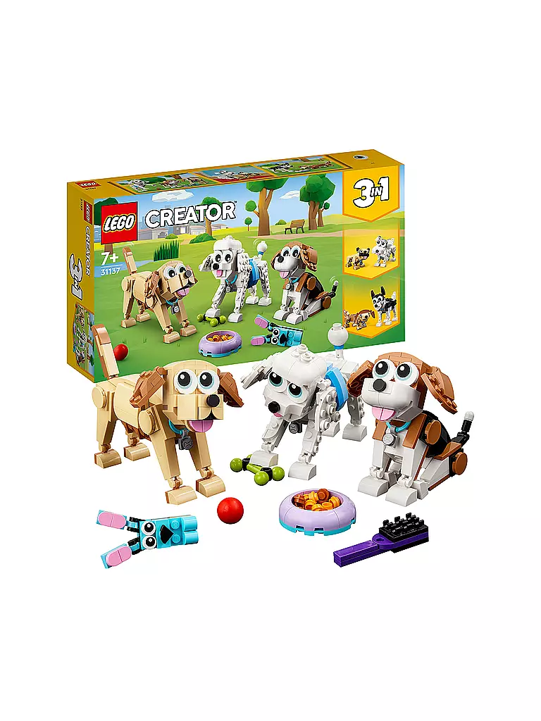 LEGO | Creator -  3in1 31137 Niedliche Hunde 31137 | keine Farbe