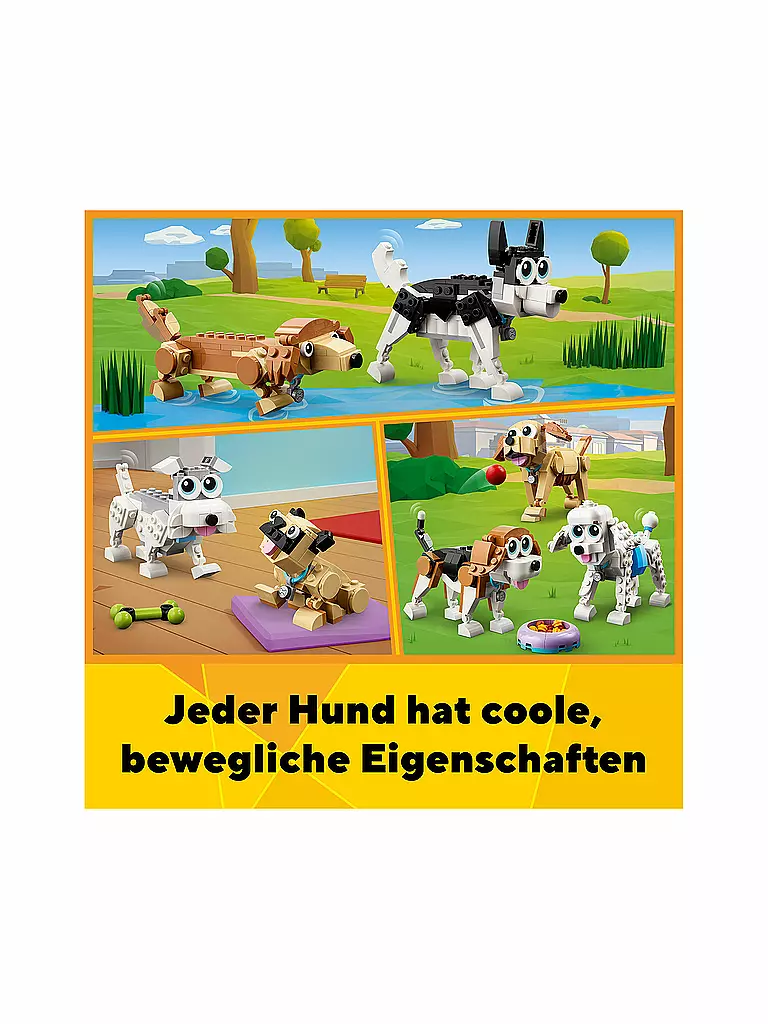 LEGO | Creator -  3in1 31137 Niedliche Hunde 31137 | keine Farbe