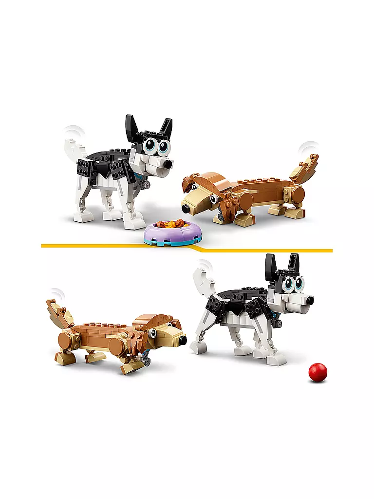 LEGO | Creator -  3in1 31137 Niedliche Hunde 31137 | keine Farbe