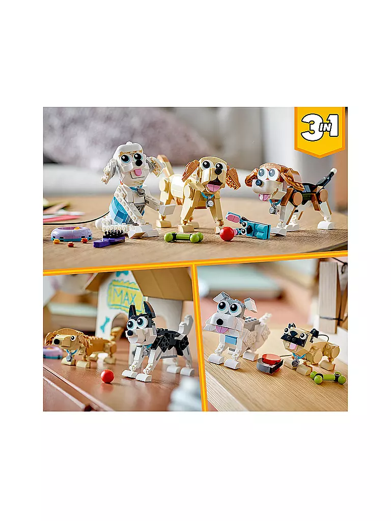 LEGO | Creator -  3in1 31137 Niedliche Hunde 31137 | keine Farbe