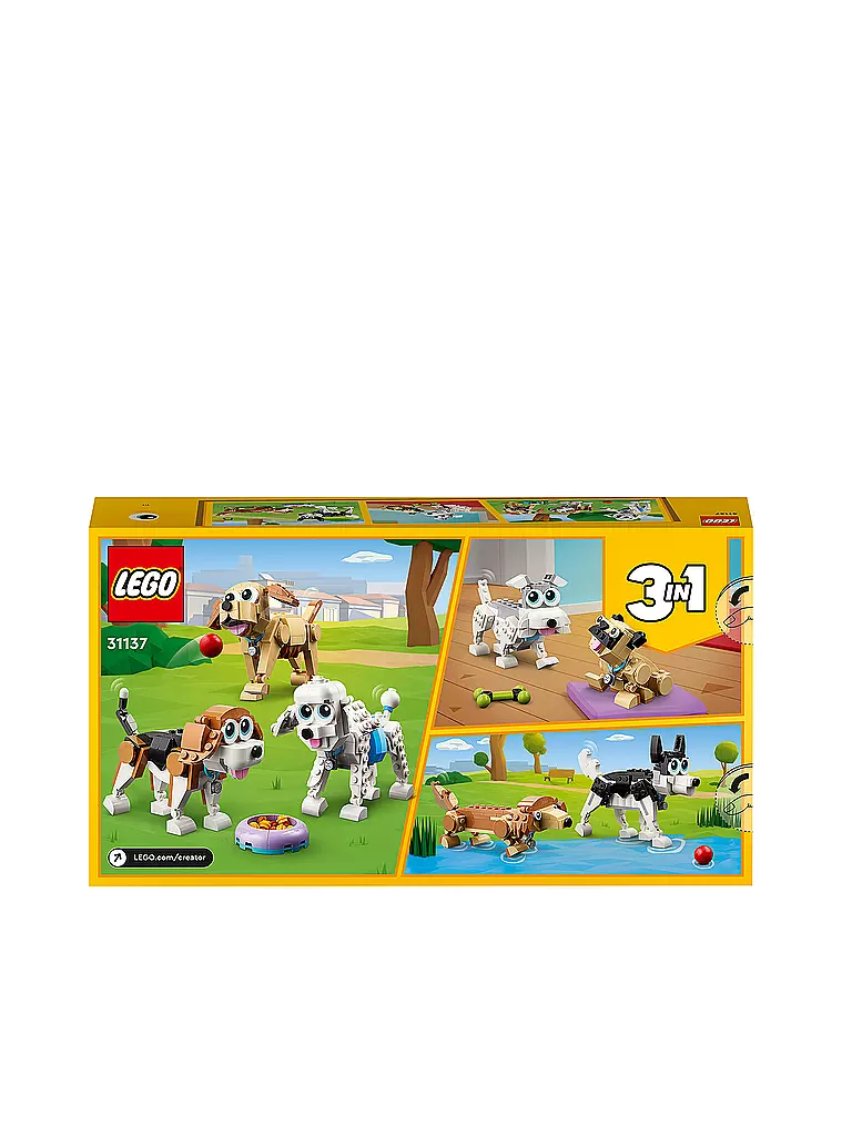 LEGO | Creator -  3in1 31137 Niedliche Hunde 31137 | keine Farbe