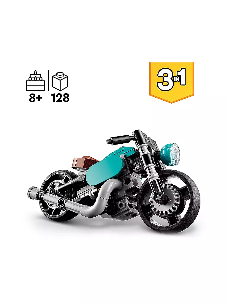 LEGO | Creator - 3in1 31135 Oldtimer Motorrad  | keine Farbe