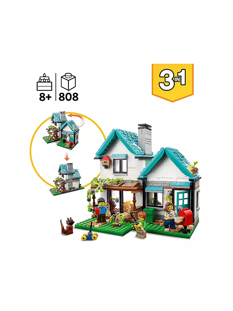 LEGO | Creator - 3in1 31139 Gemütliches Haus 31139 | keine Farbe