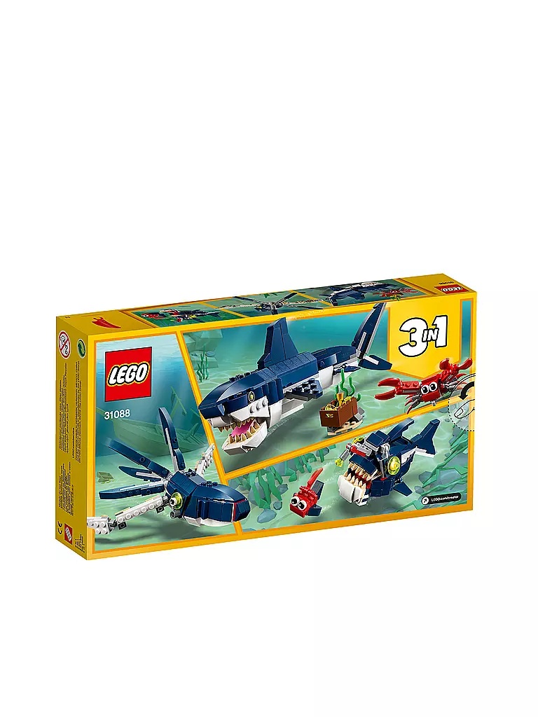 LEGO | Creator - Bewohner der Tiefsee 31088 | transparent