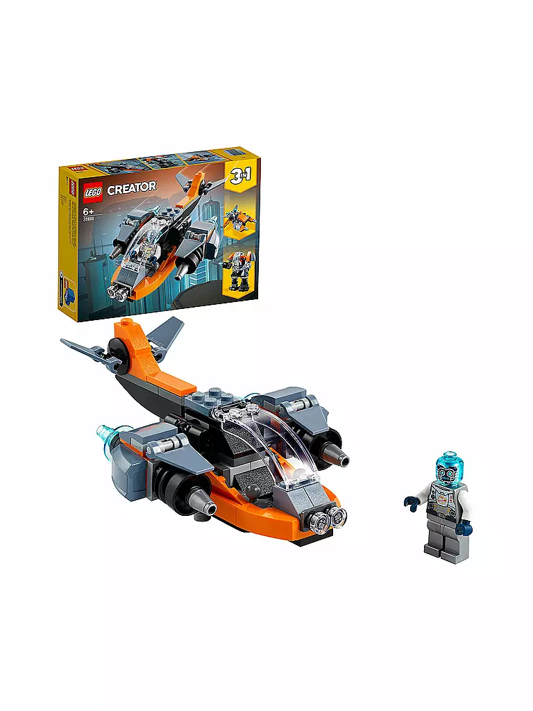 LEGO | Creator - Cyber-Drohne 31111 | keine Farbe