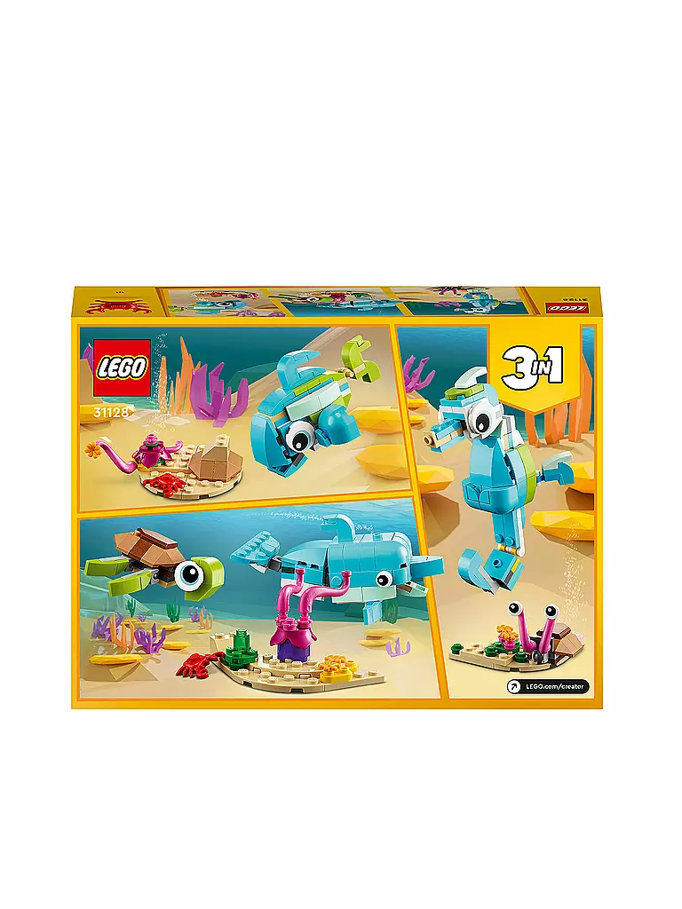 LEGO | Creator - Delfin und Schildkröte 31128 | keine Farbe