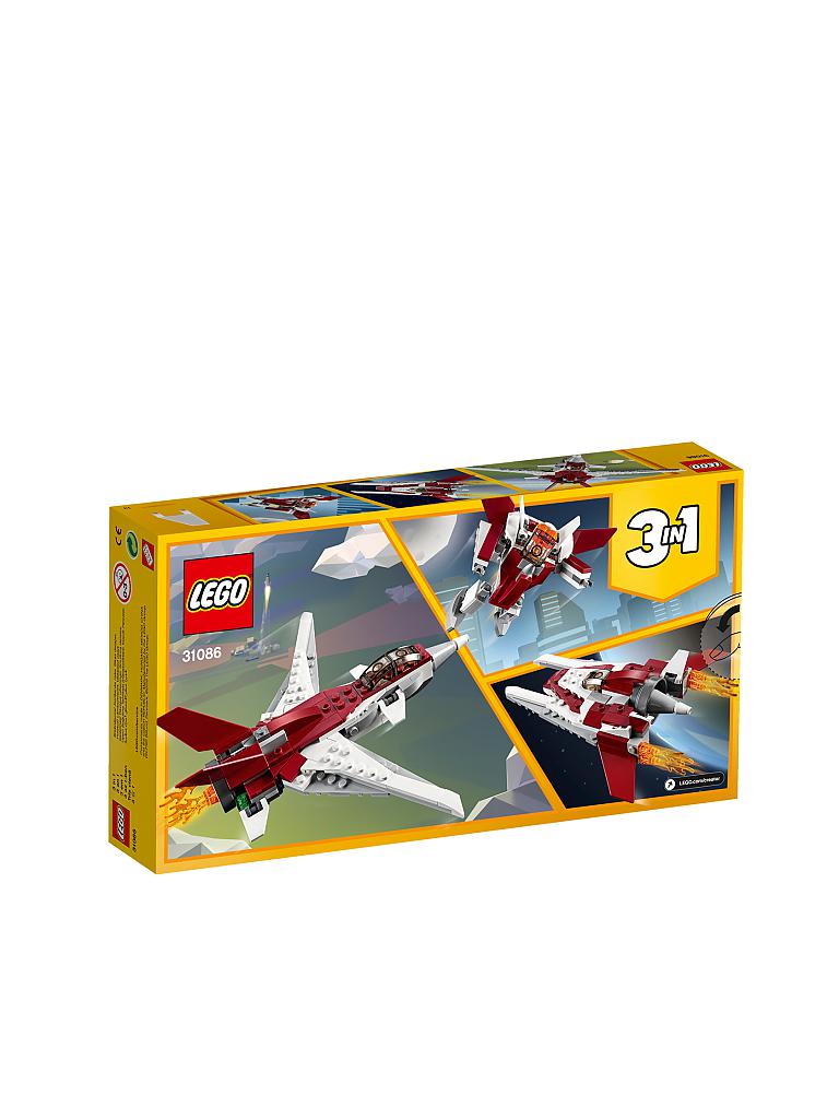 LEGO | Creator - Flugzeug der Zukunft  31086 | transparent
