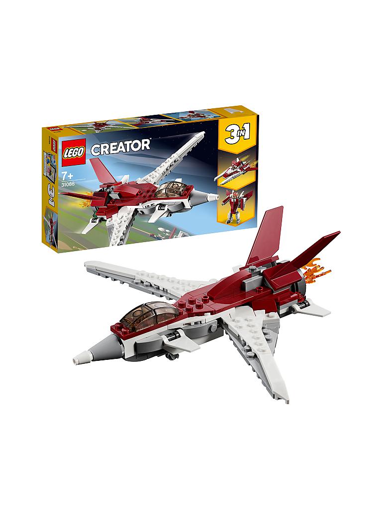 LEGO | Creator - Flugzeug der Zukunft  31086 | transparent