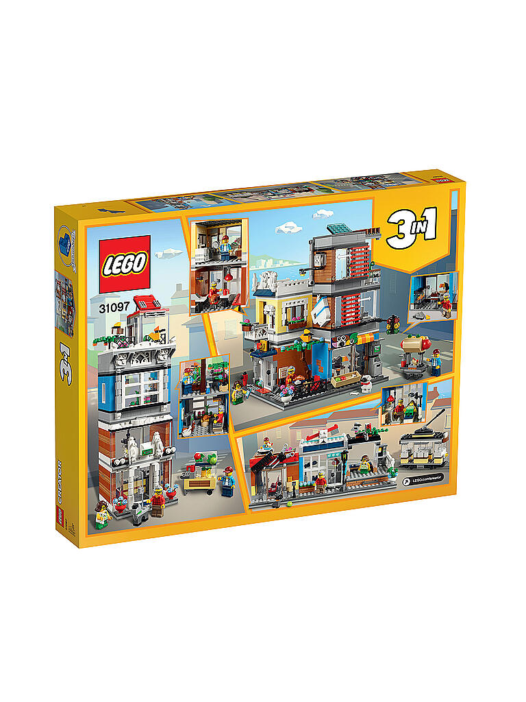 LEGO | Creator - Stadthaus mit Zoohandlung und Cafe 31097 | 