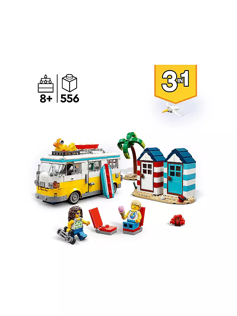 LEGO | Creator - Strandcampingbus 31138 | keine Farbe