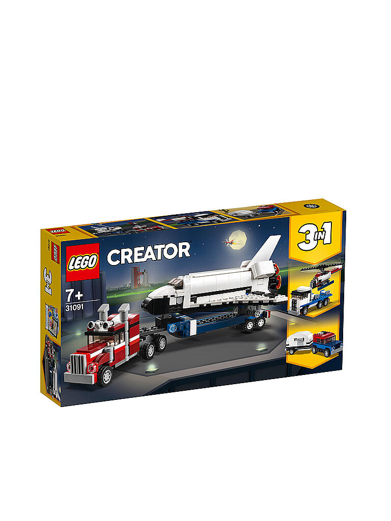 LEGO | Creator - Transporter für Space-Shuttle 31091 | transparent