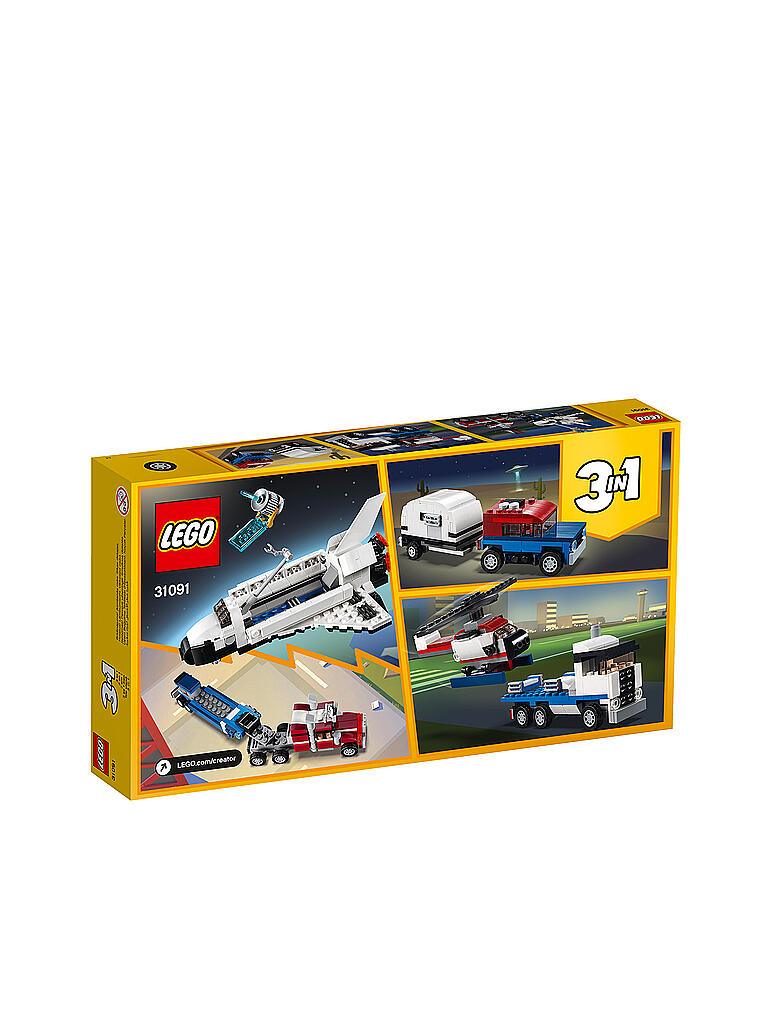 LEGO | Creator - Transporter für Space-Shuttle 31091 | transparent