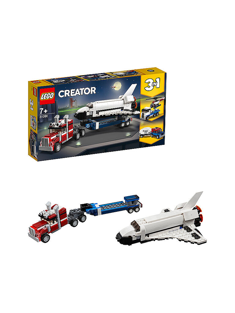 LEGO | Creator - Transporter für Space-Shuttle 31091 | transparent