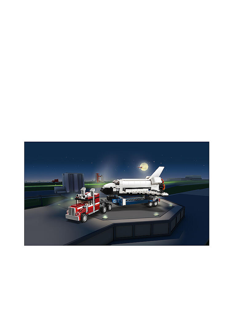 LEGO | Creator - Transporter für Space-Shuttle 31091 | transparent