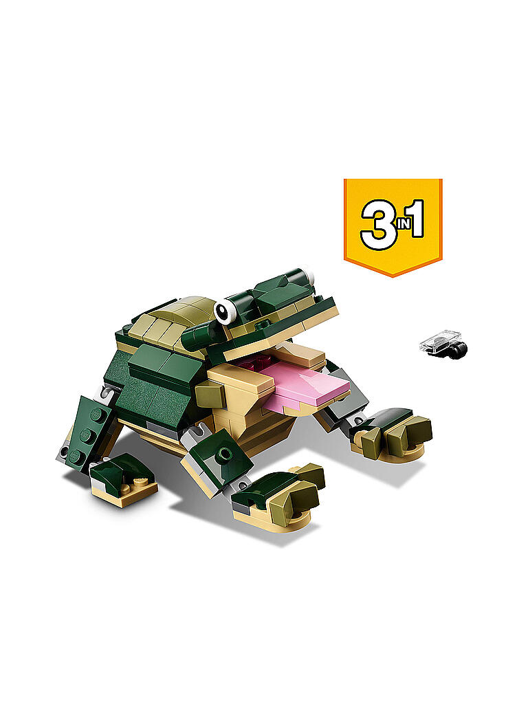 LEGO | Creator 3-in-1-Set – Krokodil 31121 | keine Farbe