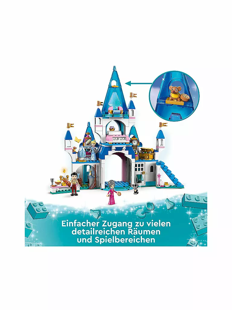 LEGO | Disney - Cinderellas Schloss 43206 | keine Farbe