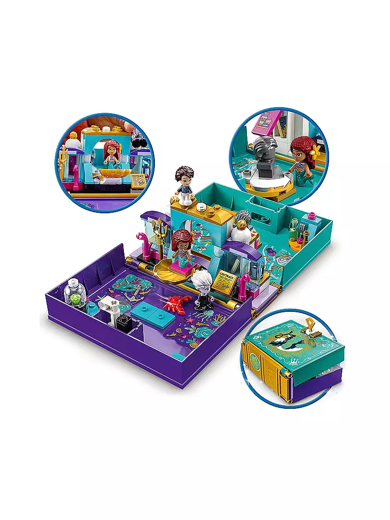 LEGO | Disney - Die kleine Meerjungfrau – Märchenbuch 43213 | keine Farbe