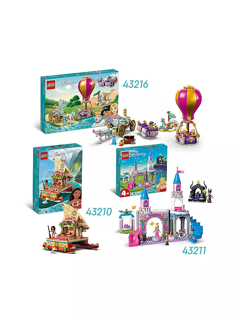 LEGO | Disney - Prinzessinnen auf magischer Reise 43216 | keine Farbe