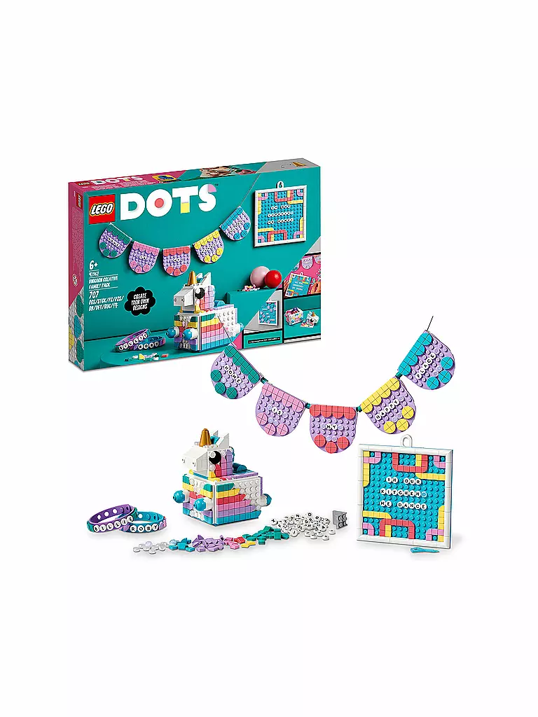 LEGO | Dots - Einhorn Familienkreativset 41962 | keine Farbe