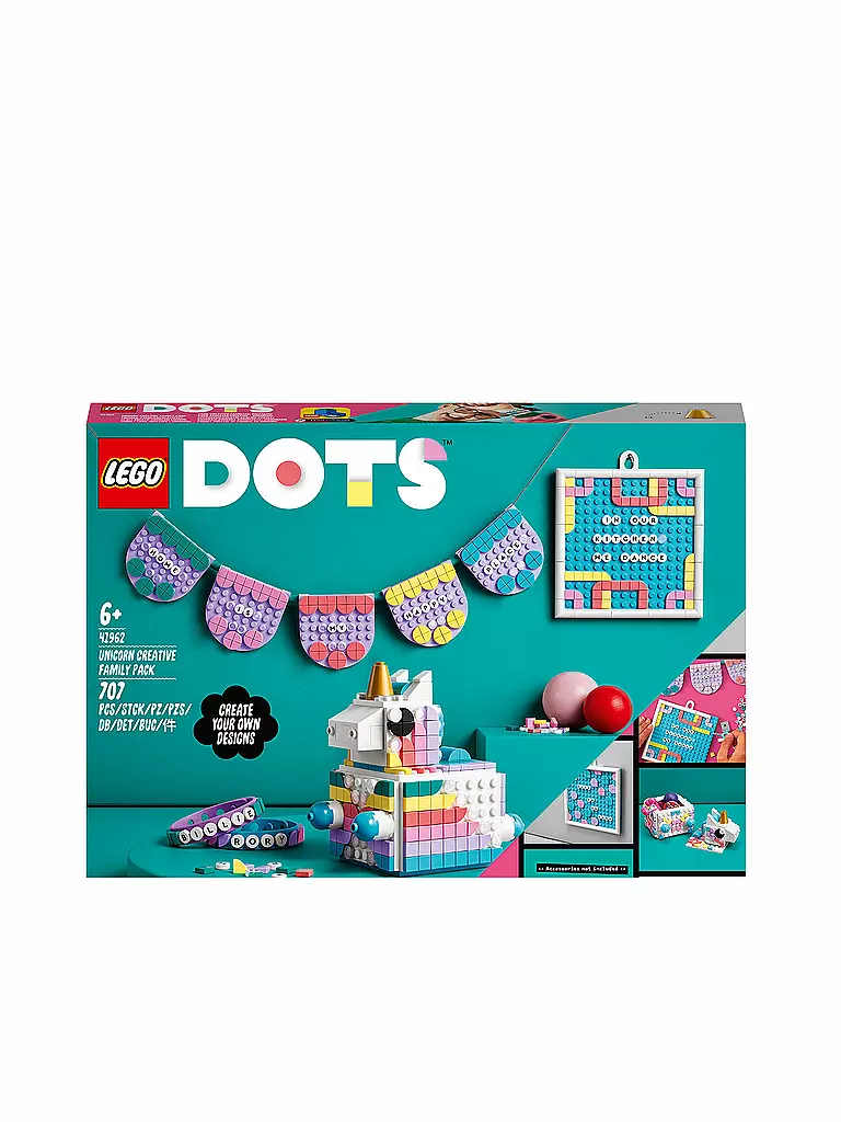 LEGO | Dots - Einhorn Familienkreativset 41962 | keine Farbe