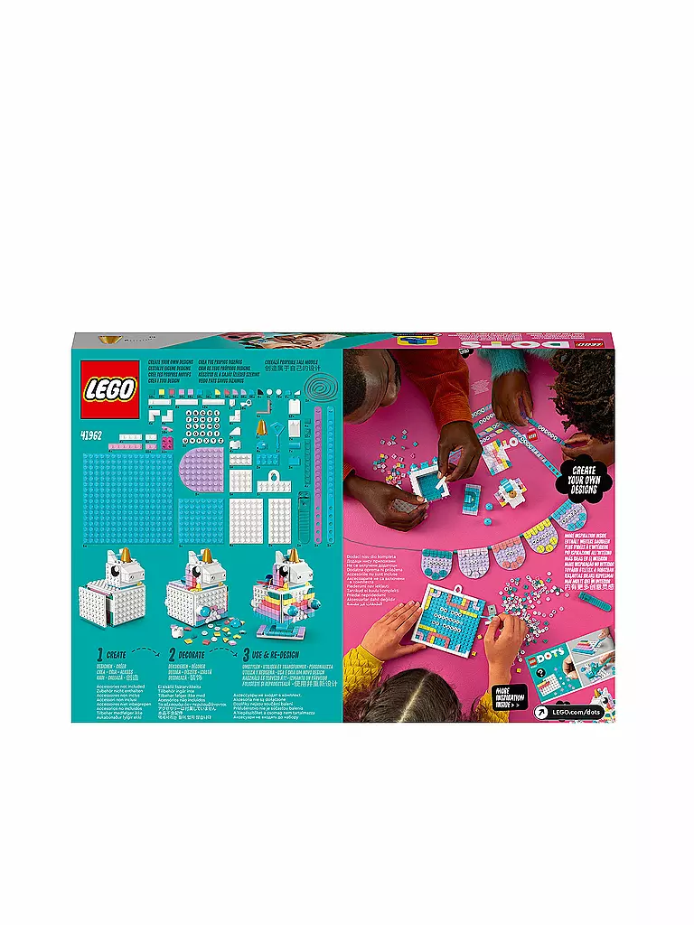 LEGO | Dots - Einhorn Familienkreativset 41962 | keine Farbe