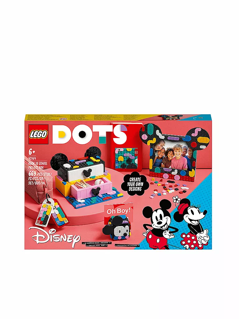 LEGO | Dots - Micky & Minnie Kreativbox zum Schulanfang 41964 | keine Farbe
