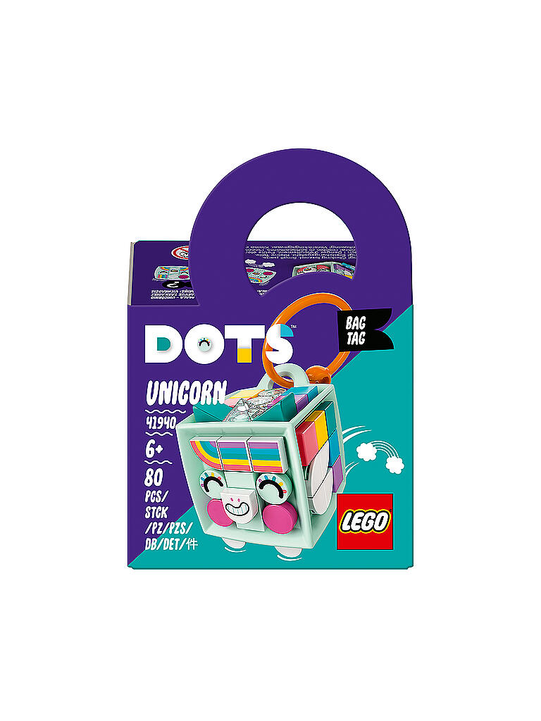 LEGO | DOTS - Taschenanhänger Einhorn 41940 | keine Farbe