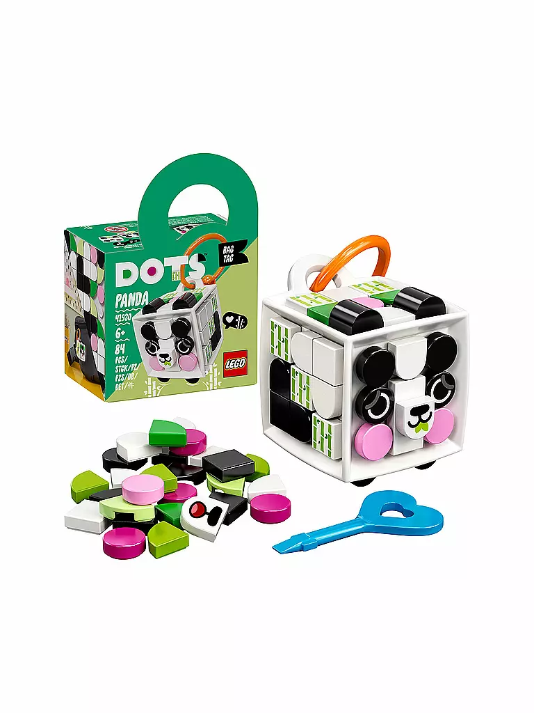 LEGO | DOTS - Taschenanhänger Panda 41930 | keine Farbe