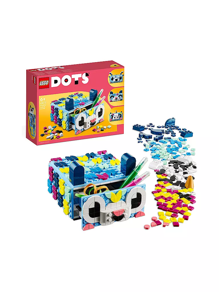 LEGO | Dots - Tier-Kreativbox mit Schubfach 41805 | keine Farbe