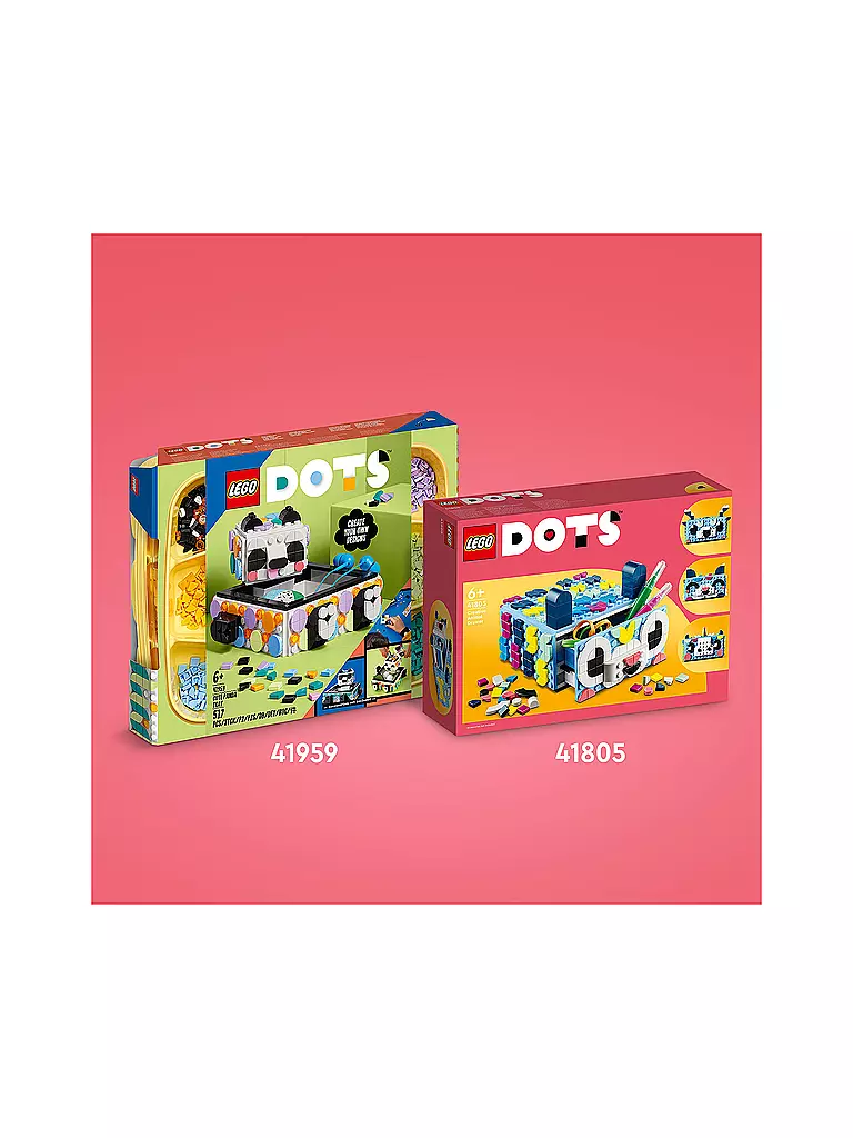 LEGO | Dots - Tier-Kreativbox mit Schubfach 41805 | keine Farbe