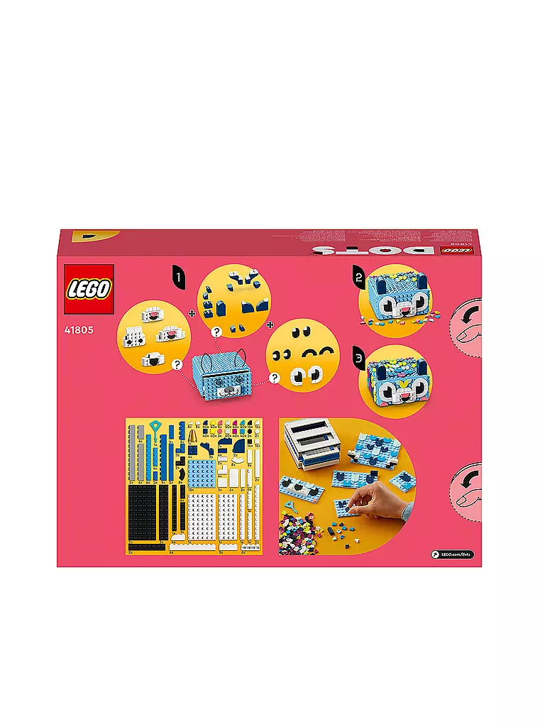 LEGO | Dots - Tier-Kreativbox mit Schubfach 41805 | keine Farbe