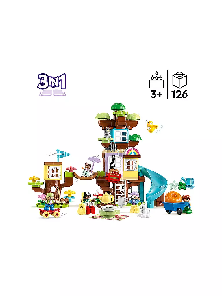 LEGO | Duplo - 3-in-1-Baumhaus 10993 | keine Farbe