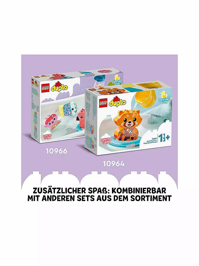 LEGO | Duplo - Badewannenspaß: Schwimmender Tierzug 10965 | keine Farbe