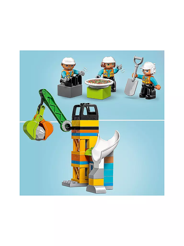 LEGO | Duplo - Baustelle mit Baufahrzeugen 10990 | keine Farbe