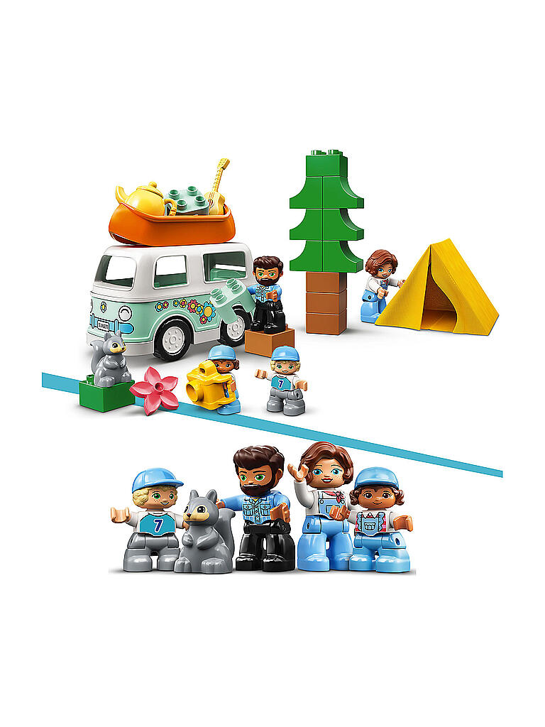 LEGO | Duplo - Familienabenteuer mit Campingbus 10946 | keine Farbe