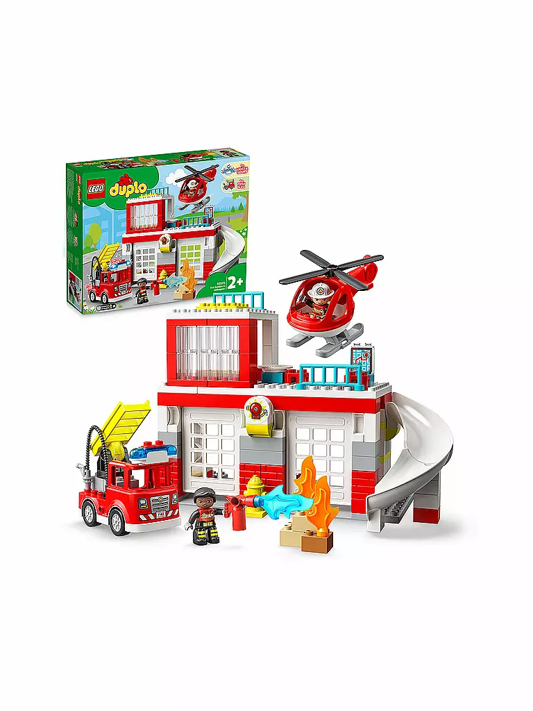 LEGO | Duplo - Feuerwehrwache mit Hubschrauber 10970 | keine Farbe