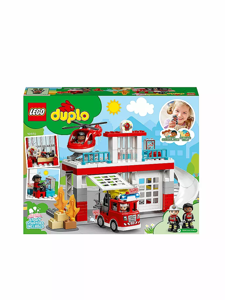 LEGO | Duplo - Feuerwehrwache mit Hubschrauber 10970 | keine Farbe