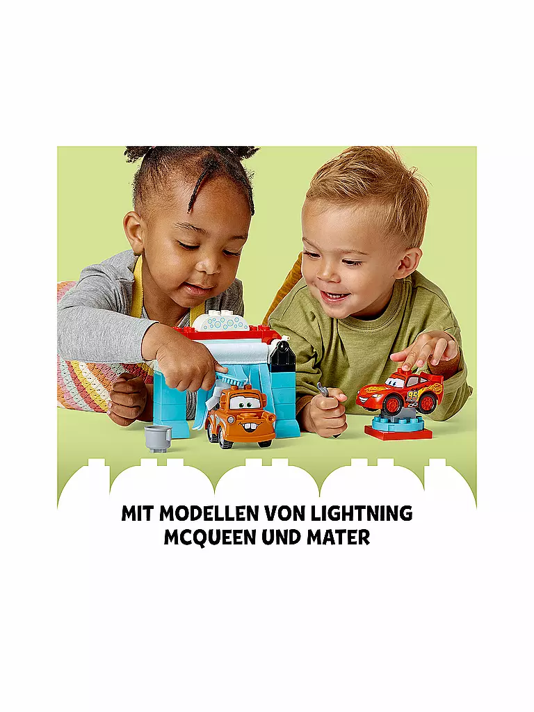 LEGO | Duplo - Lightning McQueen und Mater in der Waschanlage 10996 | keine Farbe