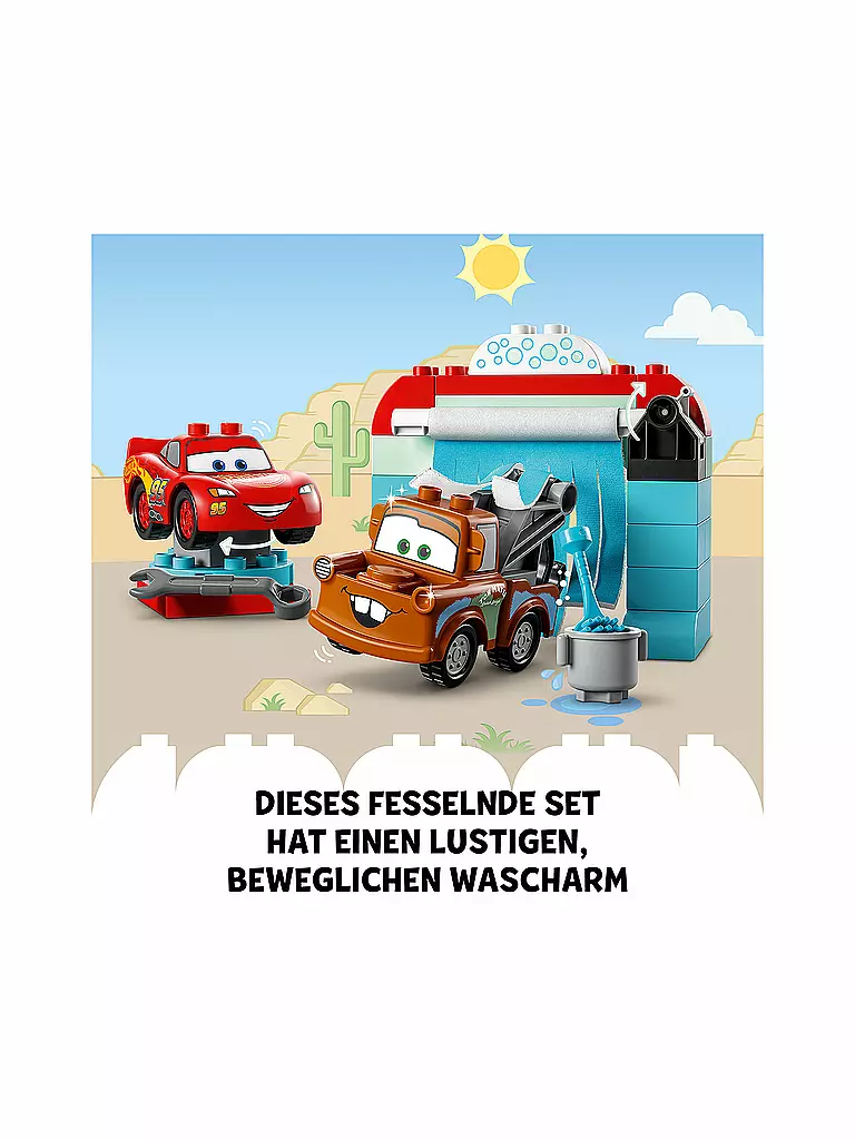 LEGO | Duplo - Lightning McQueen und Mater in der Waschanlage 10996 | keine Farbe