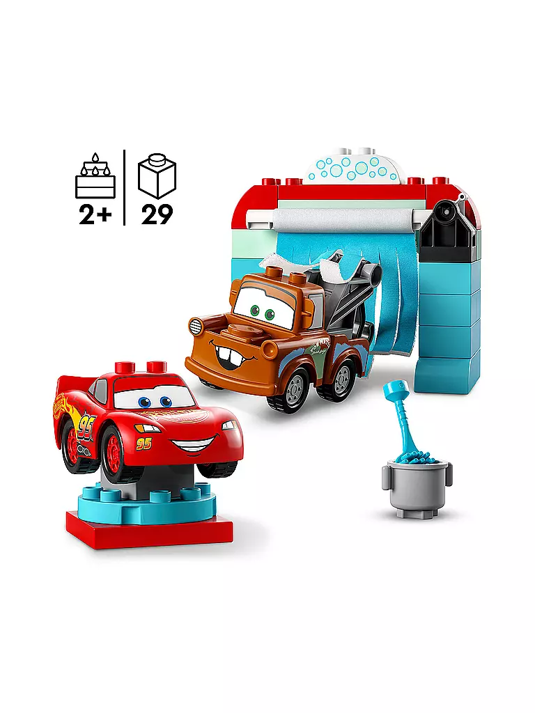 LEGO | Duplo - Lightning McQueen und Mater in der Waschanlage 10996 | keine Farbe