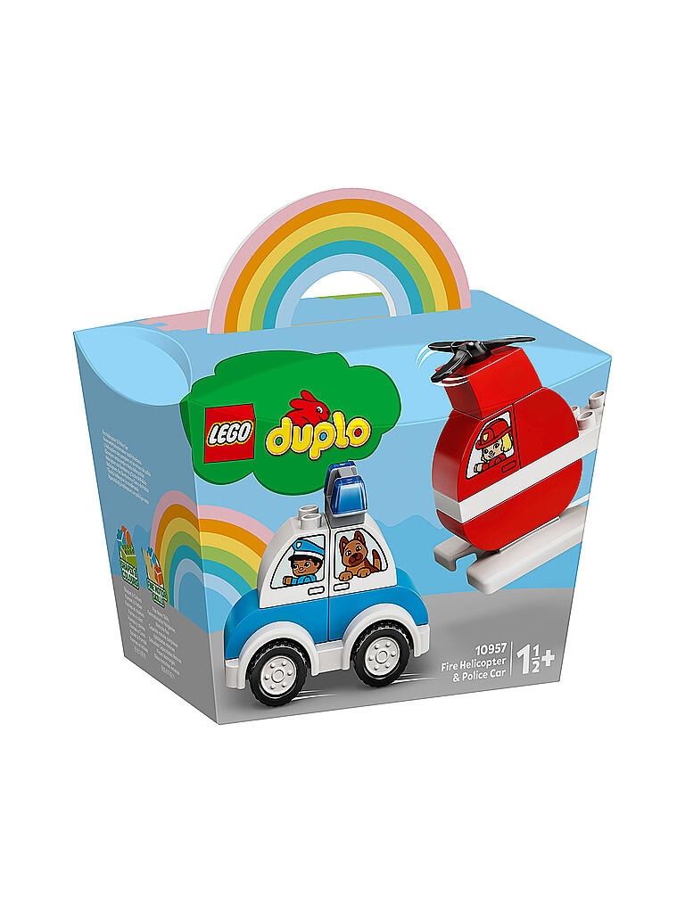 LEGO | Duplo - Mein erster Feuerwehrhubschrauber und mein erstes Polizeiauto 10957 | keine Farbe