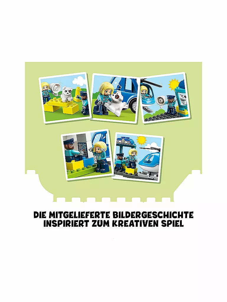 LEGO | Duplo - Polizeistation mit Hubschrauber 10898 | keine Farbe