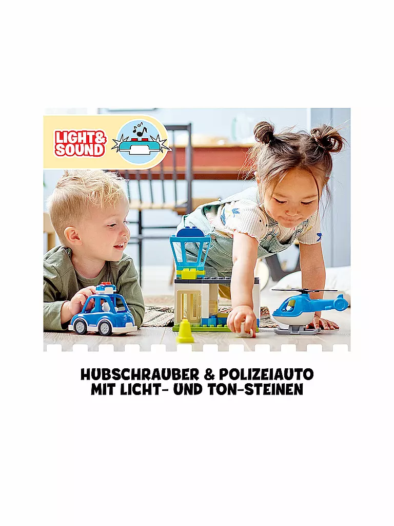 LEGO | Duplo - Polizeistation mit Hubschrauber 10898 | keine Farbe