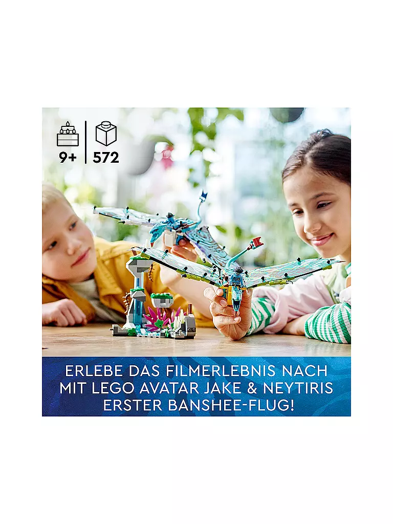 LEGO | Jakes und Neytiris erster Flug auf einem Banshee Avatar 75572 | keine Farbe