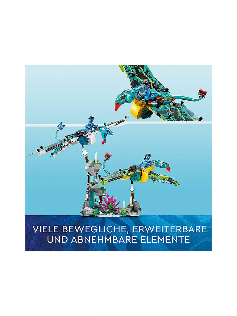 LEGO | Jakes und Neytiris erster Flug auf einem Banshee Avatar 75572 | keine Farbe