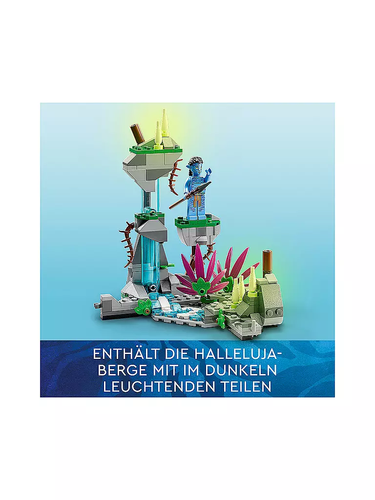 LEGO | Jakes und Neytiris erster Flug auf einem Banshee Avatar 75572 | keine Farbe