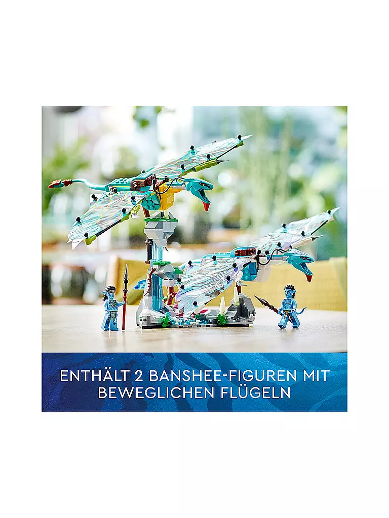 LEGO | Jakes und Neytiris erster Flug auf einem Banshee Avatar 75572 | keine Farbe
